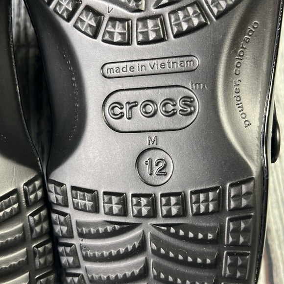 Crocs x Ron English Area 54 Boys: Black Slip On Clog Sandals Mens Size 12 main image 6